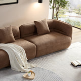 WKS11CZ Camel sofa, durable fabric, solid wood frame, high density sponge filler