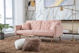 Pink Velvet Sofa