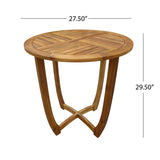 HERMOSA 27.5'' CIRCULAR WOOD TABLE