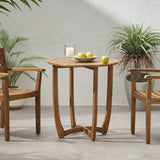 HERMOSA 27.5'' CIRCULAR WOOD TABLE