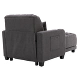 Dark Grey Living Room Leisure Sofa