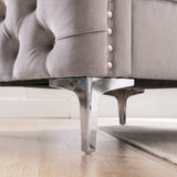 Modern Velvet Armchair Tufted Button