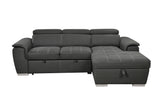 Sectional Sofa with Storage Chaise Bed