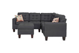 Sectional Blue Grey Couch