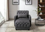 Dark Grey Living Room Leisure Sofa