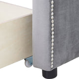 Twin Size Upholstered daybed with Drawers