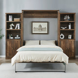 Queen Murphy Bed Brown