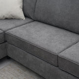 Modern Upholstered Living Room Sectional Sofa