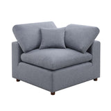 Grey Modern Modular Sectional Sofa Set, Self-customization Design Sofa