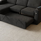 Sleeper Sofa, Sofa Bed - 2 in 1 Pull Out Sofa Bed with Storage Sofa, Sofa Sleeper with Pull Out Bed with Charging Port