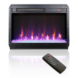 60 inch Electric Fireplace Media TV Stand With Sync Colorful LED Lights