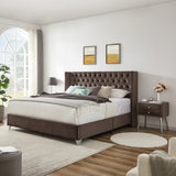 King bed with two nightstands