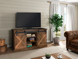 Devine Home Farmhouse 66 inch TV Stand Console for TVs up to 80 inches, No Assembly Required, Aged Whiskey Finish