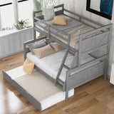 Twin over Full Bunk Bed with Ladder