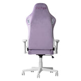 Techni Sport Purple Velvet Memory Foam Gaming Chair