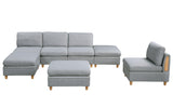 Grey Ottoman