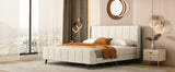 Queen Size Upholstered Platform Bed