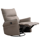 Brown Rocking Recliner Rocking Chair - 360 Degree Swivel