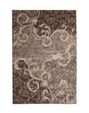 Chauncy Grey/Chocolate Area Rug 8x10