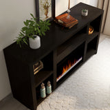 TV Stand Electric Fireplace for TVs up to 70 inches, Minimal Assembly