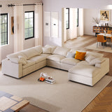 Sectional Sofa with Ottoman L Shaped Corner Sectional