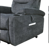 Electric Power Lift Recliner Chair with Massage and Heat for Elderly, 2 Side Pockets, Cup Holders, USB Charge Ports