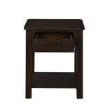 Flora 3 Piece Dark Brown Lift Top Coffee and End Table Set