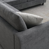 Modern Upholstered Living Room Sectional Sofa