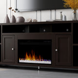 TV Stand Electric Fireplace for TVs up to 95 inches, Minimal Assembly