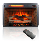 60 Inch Electric Fireplace Entertainment Center With Door Sensor