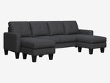 Dark Grey Sectional Sofa