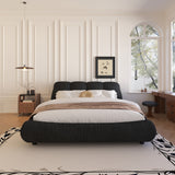 King Size Upholstered Platform Bed