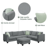 Grey Sectional Sofa Couch