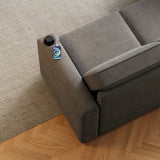 8" Sleeper Sofa, Sofa Bed - 2 in 1 Pull Out Sofa Bed with Storage Sofa, Sofa Sleeper with Pull Out Bed with Charging Port