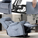 Lift Chair Recliner light blue