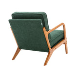 Wood Frame Armchair,  Modern Accent Chair Lounge Chair for Living Room