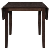 3-Piece Wood Drop Leaf Breakfast Nook Dining Table Set