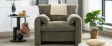 Modern Style Chenille Oversized Armchair