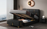 Queen 2 Piece Bedroom Set Upholstered Platform Bed