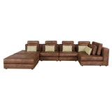 Brown Sectional Sofa Couch