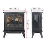 24 inch 3D Infrared Electric Stove with remote control