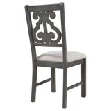 5-Piece Round Dining Table and Chair Set