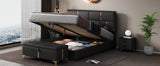 Queen 2 Piece Bedroom Set Upholstered Platform Bed