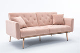 Pink Velvet Sofa