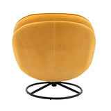 Accent chair  TV Chair  Living room Chair with Ottoman-Yellow