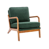 Wood Frame Armchair,  Modern Accent Chair Lounge Chair for Living Room