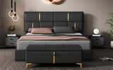 Queen 2 Piece Bedroom Set Upholstered Platform Bed