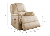 Lift Recliner chair w/Power Lift & Massage in Beige