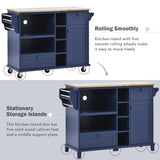 Dark blue Kitchen Island Cart