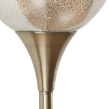 Uplight Floor Lamp with Mercury Glass Shade